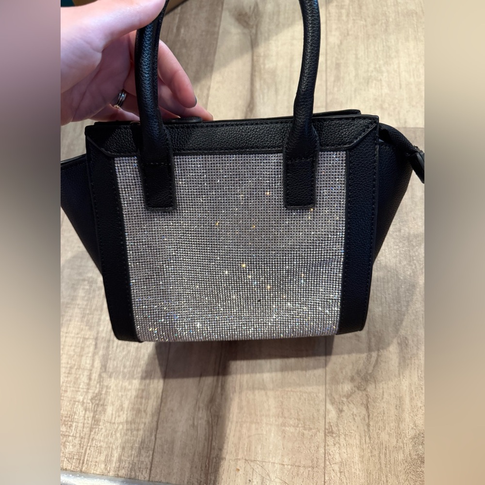 Black embellished MMS Purse